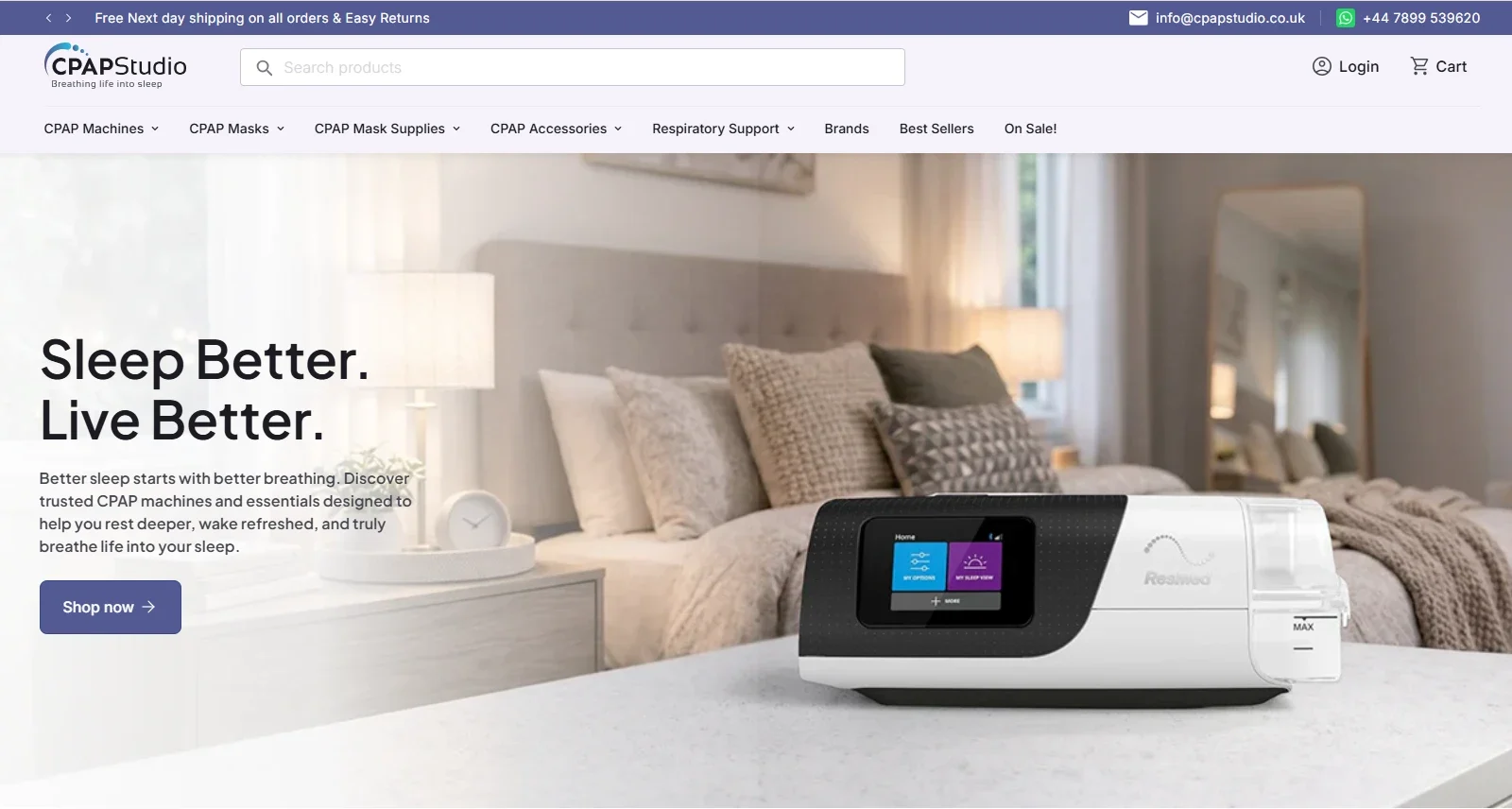 CPAP Studio – SEO & eCommerce Growth